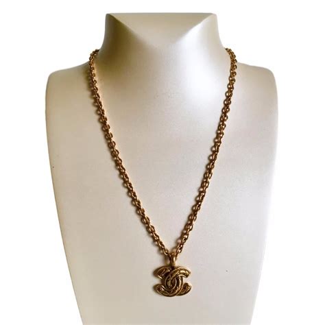 c with a circle coco chanel necklaces|gold chanel necklace.